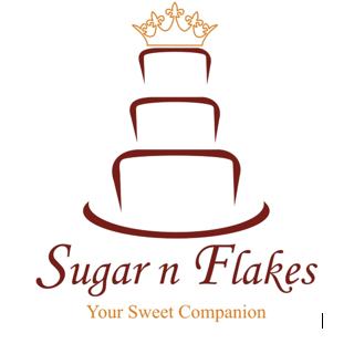 Sugar n Flakes Bakery Logo