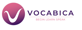 Vocabica Begin Learn Speak Logo