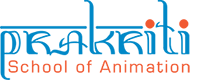 Prakriti School of Animation Logo
