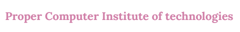 Proper Computer Institute of Technologies Logo