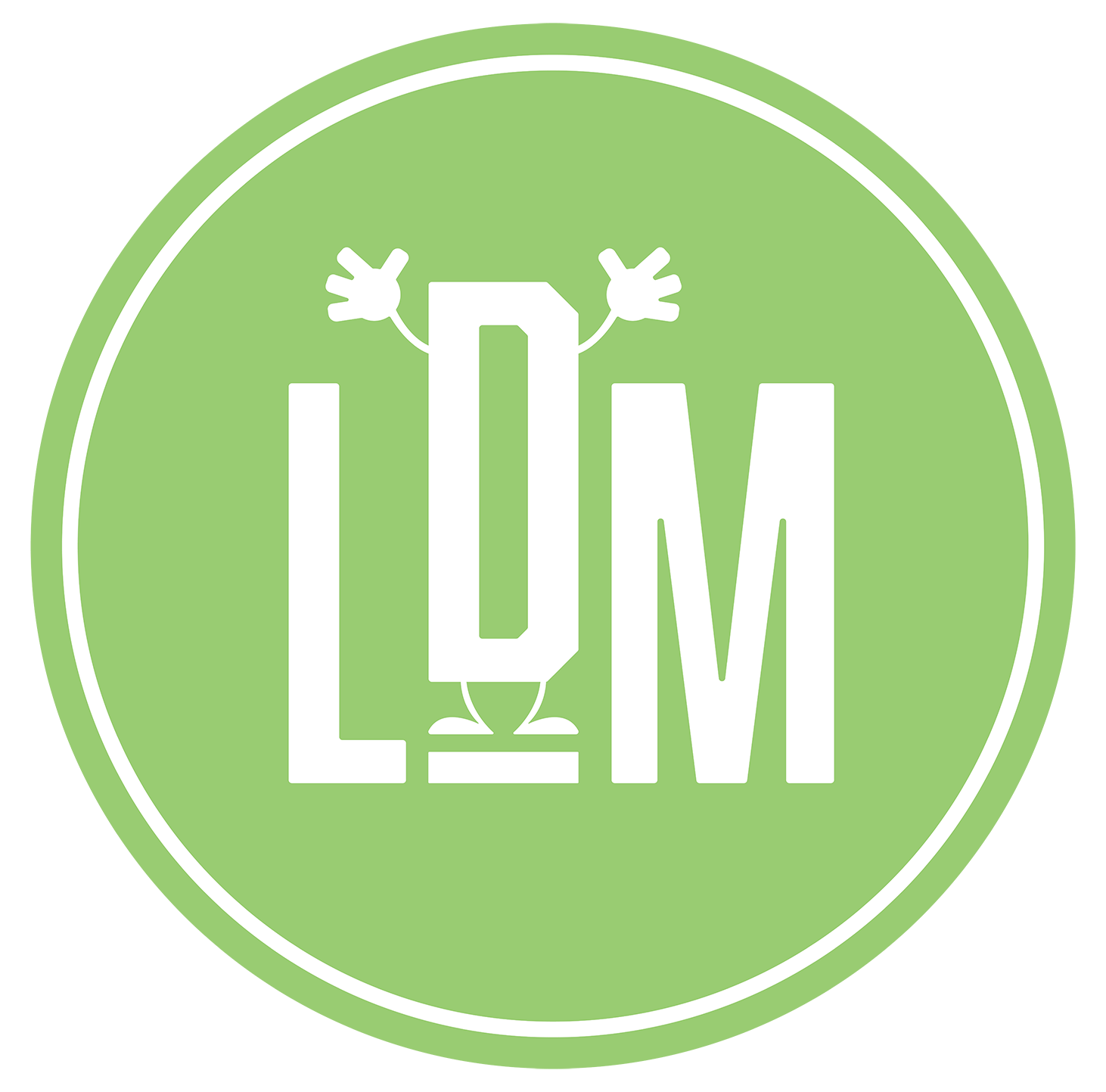 Leeds LDM Basketball Logo