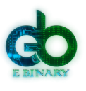 E Binary Logo