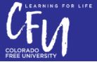 Colorado Free University (CFU) Logo