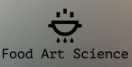 Food Art Science Logo