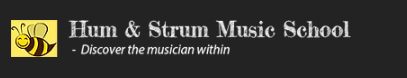 Hum and Strum Music School Logo