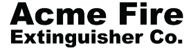 Acme Fire Extinguisher Logo