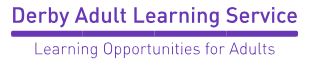 Derby Adult Learning Service Logo
