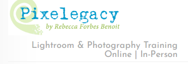 Pixelegacy Photography and Lightroom Training Logo