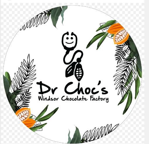 Dr Chocs Windsor Chocolate Factory Logo