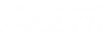 Stenosis Institute Of Secretarial And Languages Studies Logo