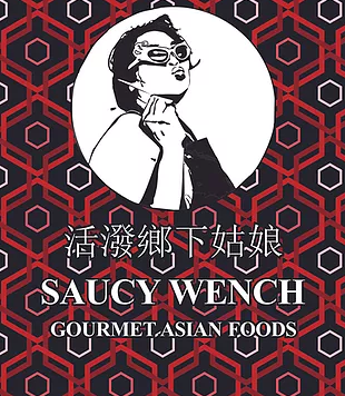 Saucy Wench Gourmet Asian Foods Logo