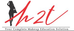 H2T Make Up School Logo