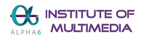 Alpha6 Institute of Multimedia Logo