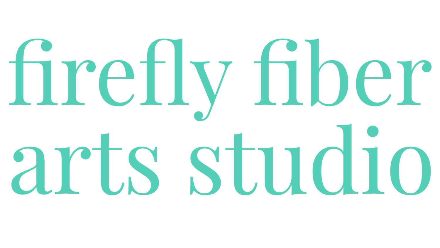Firefly Fiber Arts Studio Logo