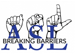 ASL Breaking Barriers Logo