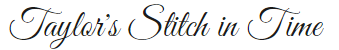 Taylor's Stitch in Time Logo