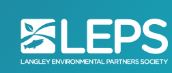 Langley Environmental Partners Society (L.E.P.S.) Logo