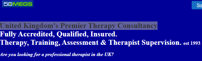 United Kingdom's Premier Therapy Consultancy Logo