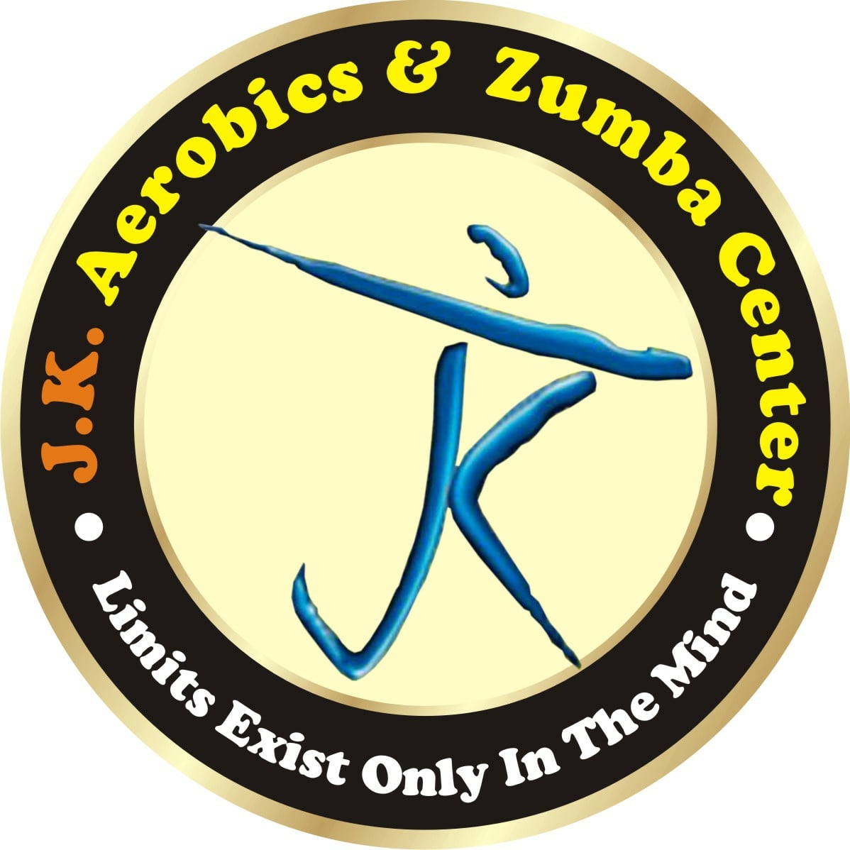 JK. Aerobics & Zumba Center Logo