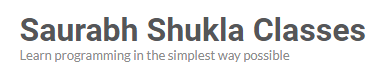 Saurabh Shukla Classes Logo
