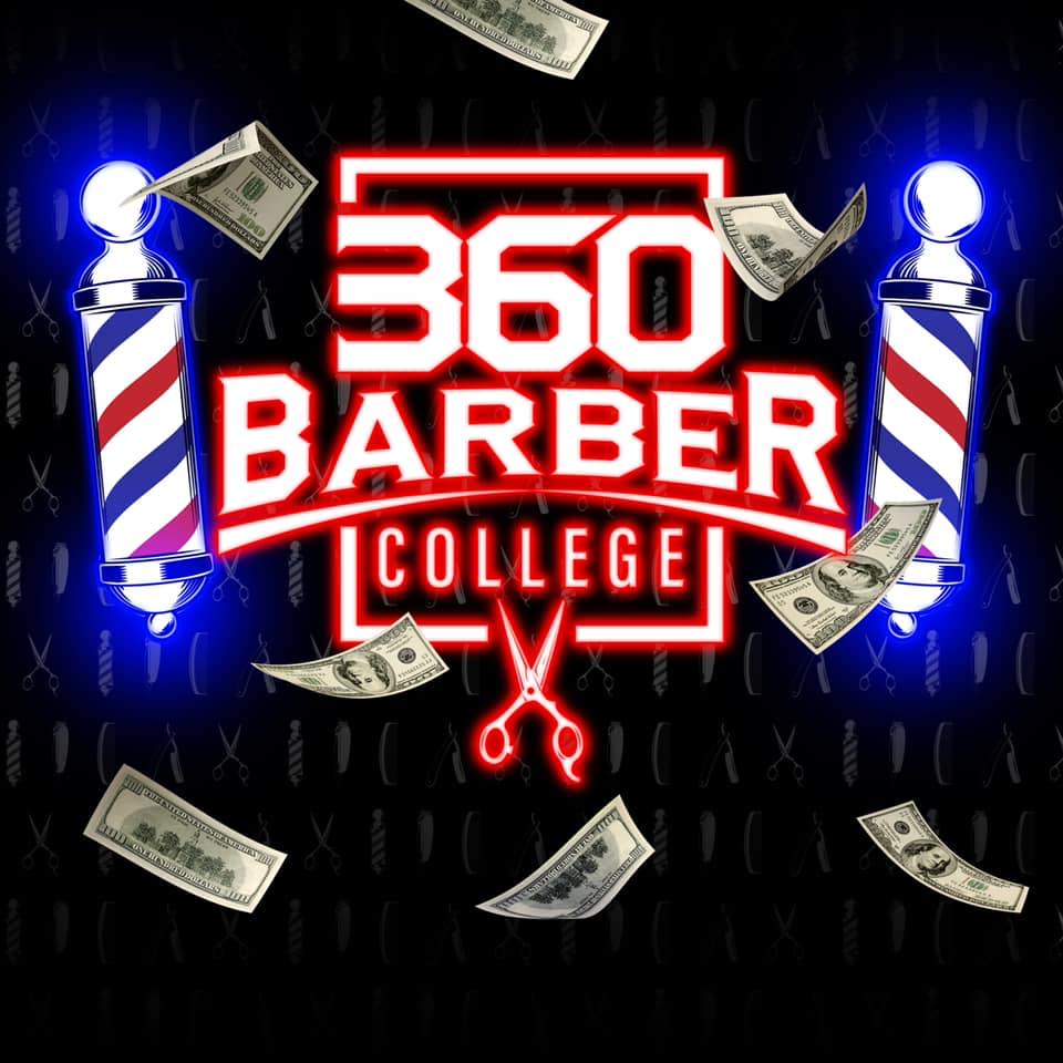 360 Barber College Logo