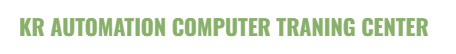 KR Automation Computer Training Center Logo