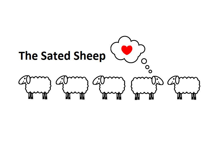The Sated Sheep Logo