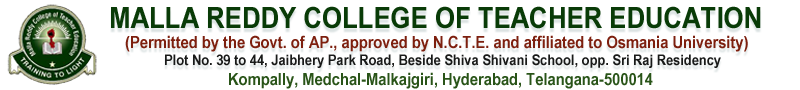 Malla Reddy College Of Teacher Education Logo