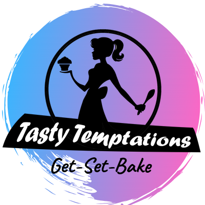 Tasty Temptations Baking Studio Logo