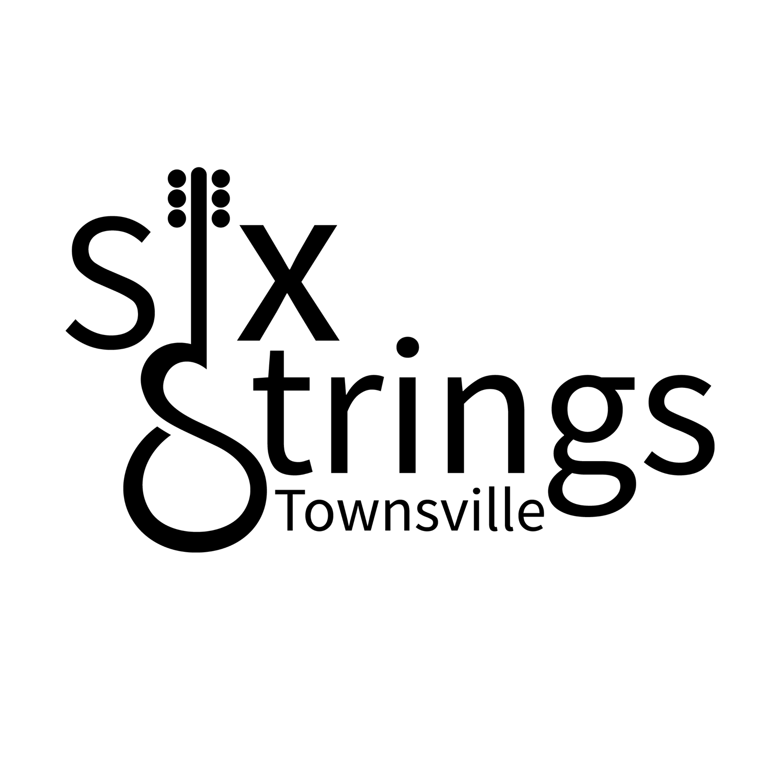 Six Strings Townsville Logo