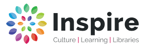 Inspire Culture Learning and Libraries Logo