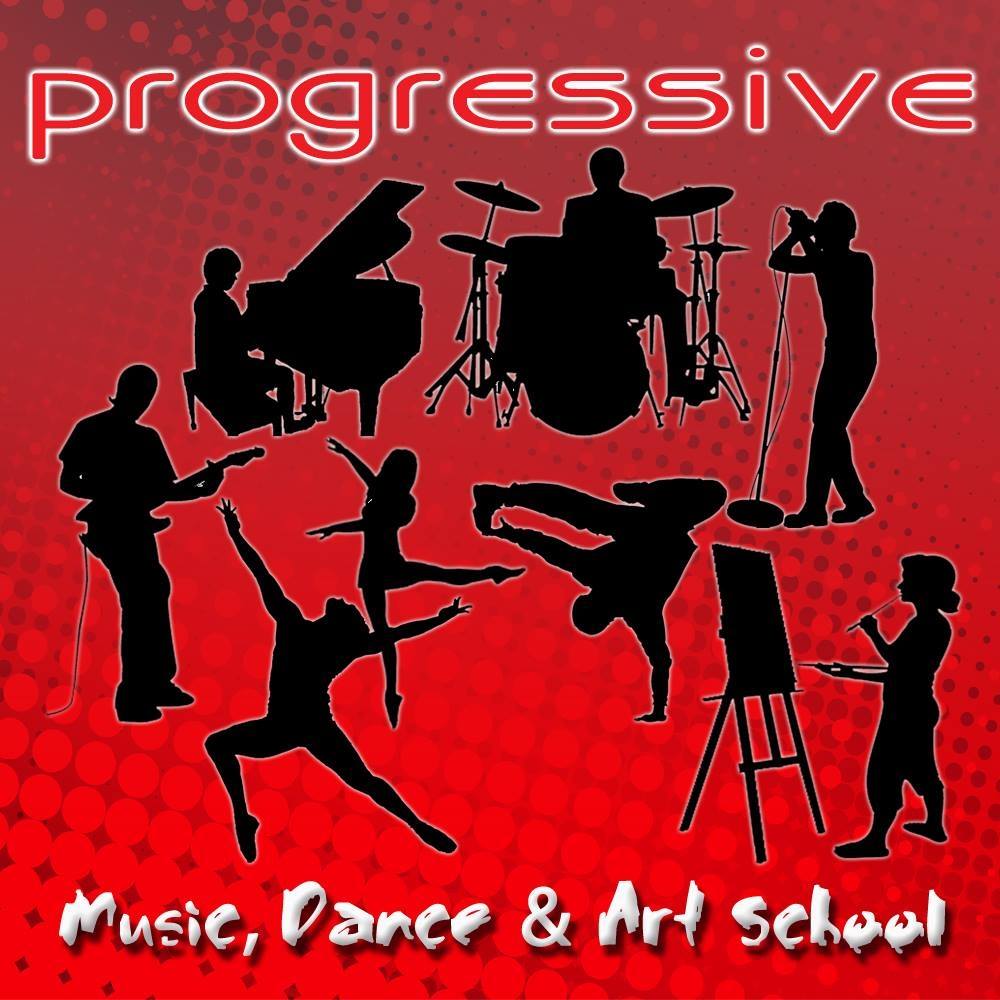 Progressive Music,Dance & Art school Logo