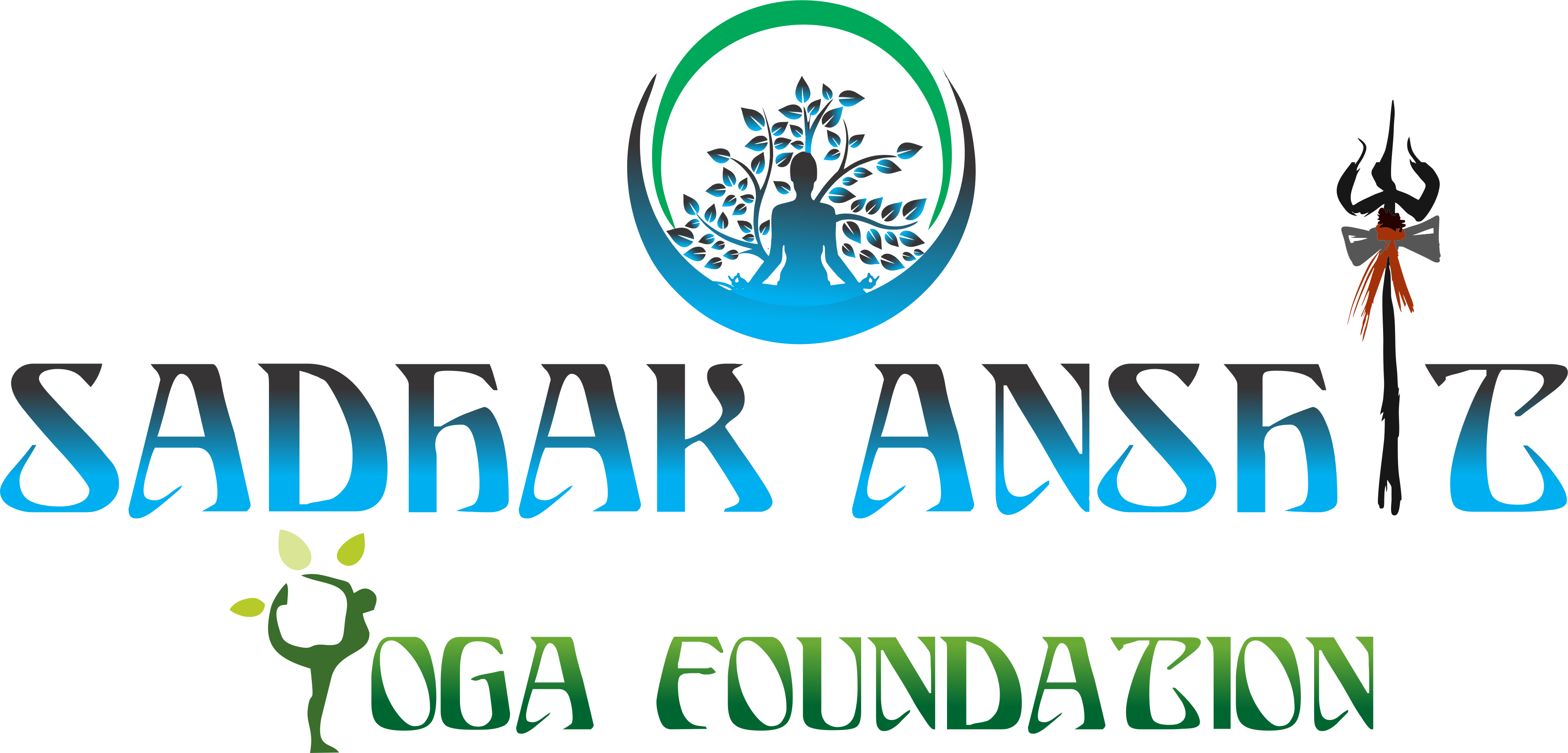 Sadhak Anshit Yoga Foundation Logo