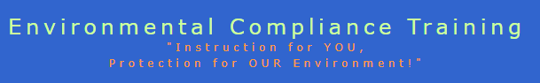 Environmental Compliance Training Logo