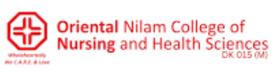 Oriental Nilam College of Nursing and Health Sciences Logo