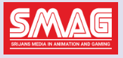 SMAG ( Srijans Media in Animation and Gaming) Logo