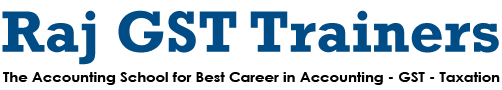 Raj GST Trainers Logo