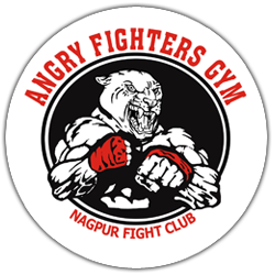Angry Fighters Gym Nagpur Fight Club Logo