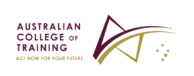 Australian College of Training Logo