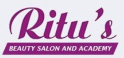 Ritu's Beauty Salon and Academy Logo