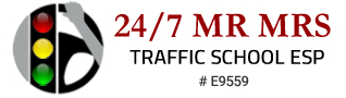 24/7 Mr Mrs Traffic School Logo