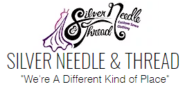Silver Needle and Thread Logo