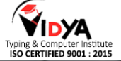 Vidya Typing And Computer Institute Logo