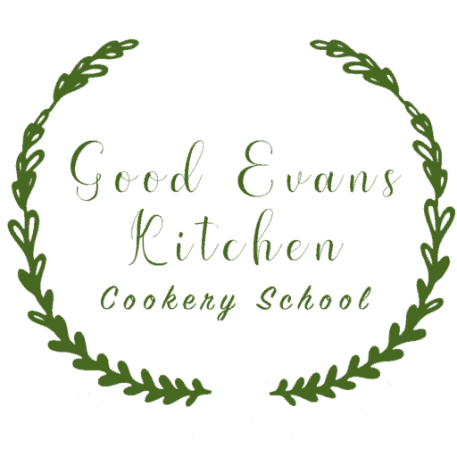 Good Evans Kitchen Cookery School Logo