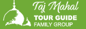 Taj Mahal Tour Guide Family Group Logo