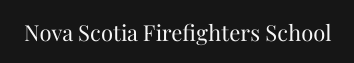 Nova Scotia Firefighters School Logo