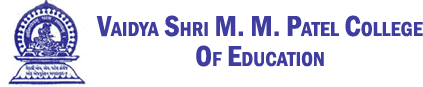 Vaidya Shri M. M. Patel College Of Education Logo