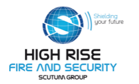 High Rise Fire and Security Corporate Office Logo
