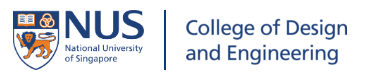 NUS College of Design and Engineering Logo