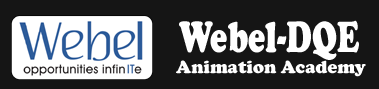 Webel DQE Animation Academy Logo